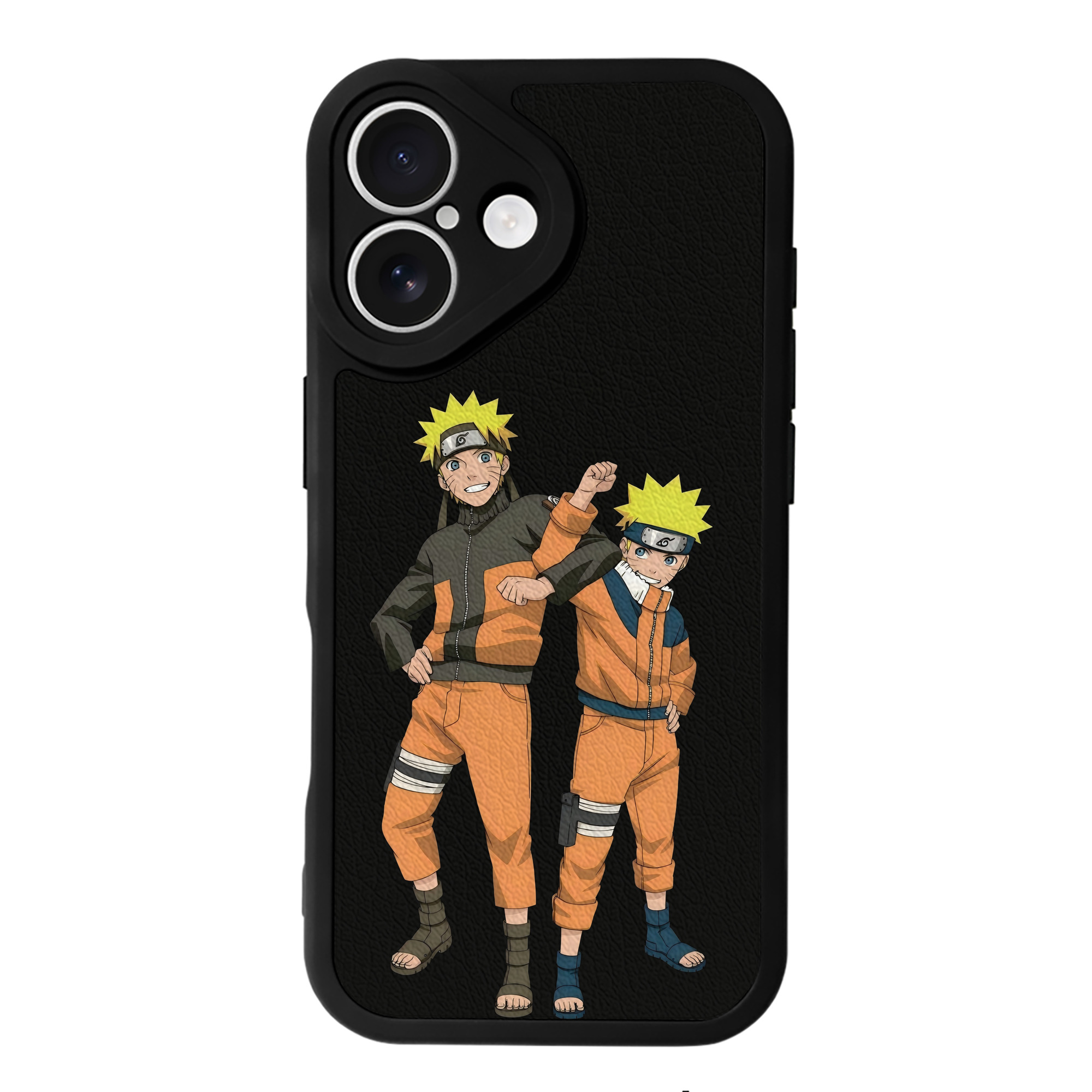 （画像用） NARUTO -ナルト- うずまき ナルト Uzumaki Naruto 【iPhone 16シリーズ対応】シリコンスマホケース（レザー調） 材質：シリコン